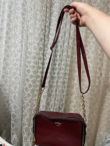  Beden Bordo guess çanta