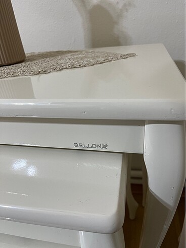 Bellona Beyaz sehpa