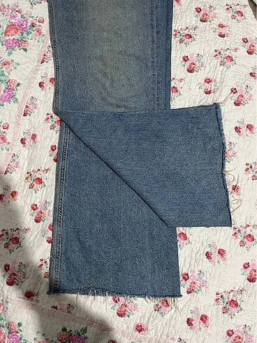 32 Beden mavi Renk Mavi Victoria Wide Leg Blue Jean