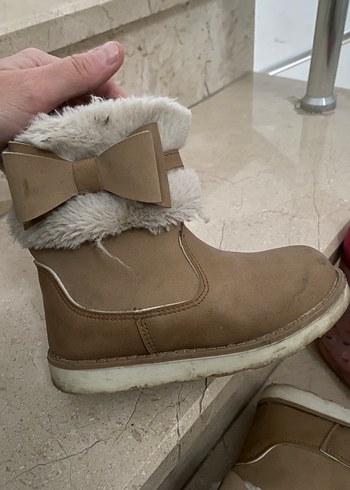 Kahverengi Kürklü Kız Çizmesi - Görsel 3