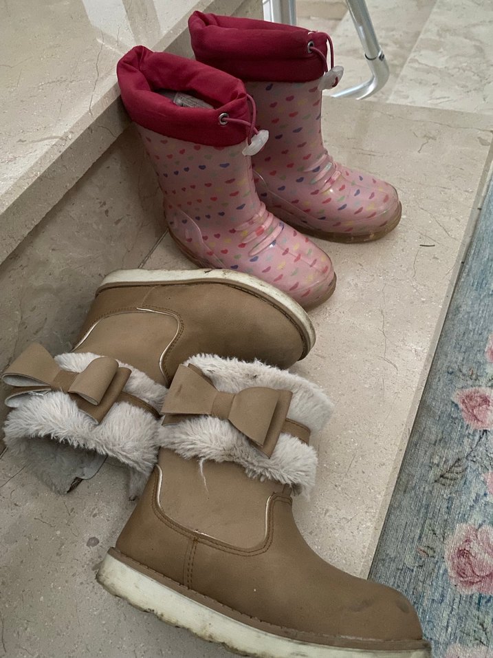 Kahverengi Kürklü Kız Çizmesi - Görsel 2