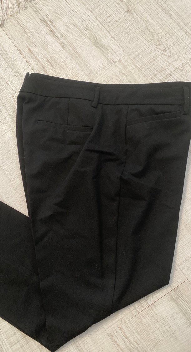 Siyah Kadın Ofis Kumaş Pantolon - Görsel 2