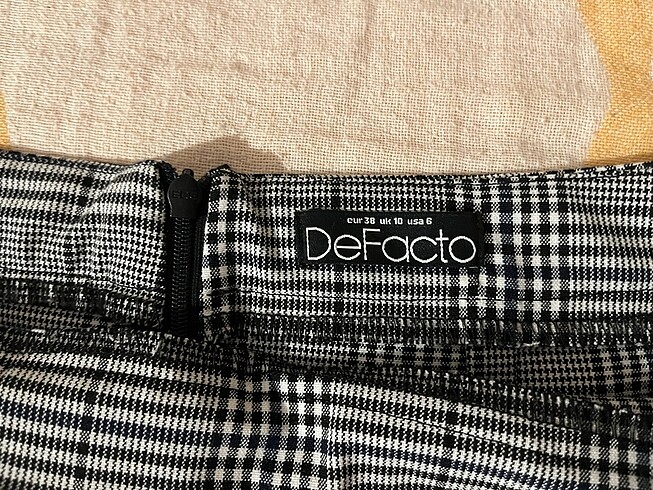 38 Beden defacto ekose desen mini etek