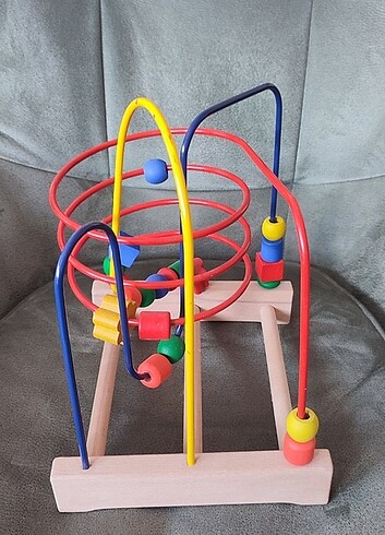 Beden Renk İkea ahşap Montessori helezon oyuncak