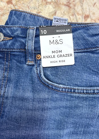 Marks & Spencer M S Mavi Denim Mom Jean