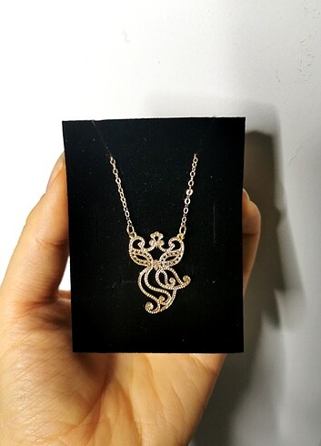 Rose-Gold Baykuş Kolye - Görsel 2