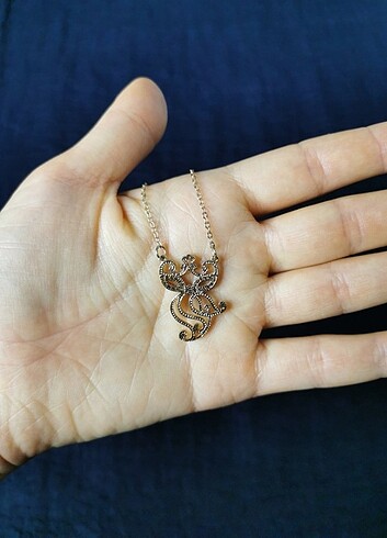 Rose-Gold Baykuş Kolye - Görsel 4