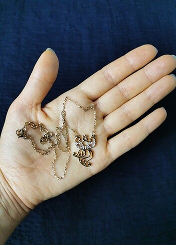 Rose-Gold Baykuş Kolye - Görsel 5