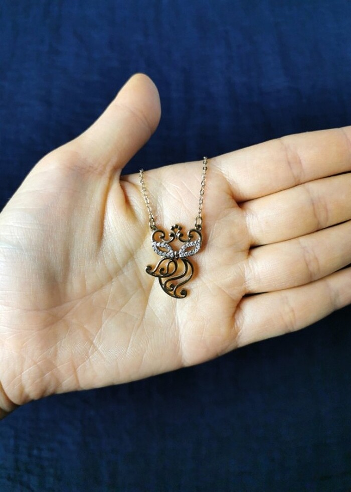 Rose-Gold Baykuş Kolye - Görsel 3