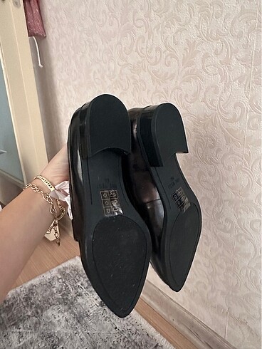 38 Beden siyah Renk Nine west sıfır loafer