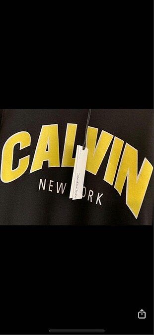 xl Beden Orjinal QR kodlu Calvin Klein sweatshirt
