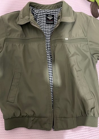 Diğer HGS Haki Renk Fermuarlı unisex oversize Ceket