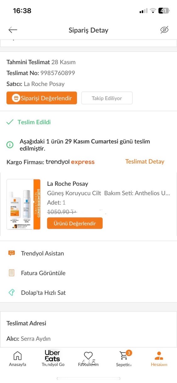 La Roche-Posay Anthelios UVMune 400 SPF 50+ Güneş Koruyucu - Görsel 3
