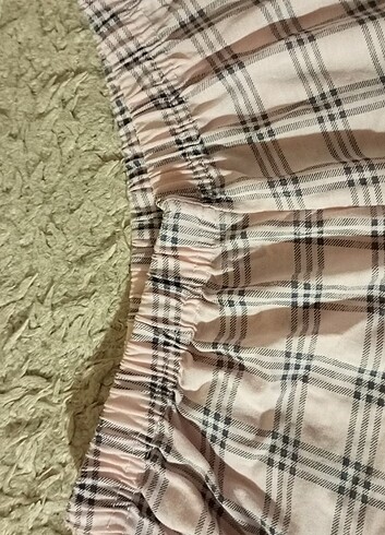 American Vintage Pembe Kareli Pijama