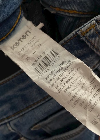 Gevşek Kesim Midi Mavi Kot Pantolon - Görsel 3