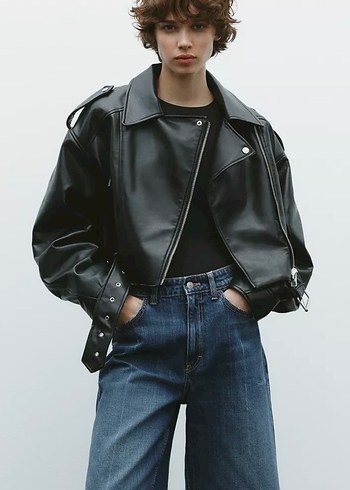 Zara Viral Deri Ceket - Görsel 5