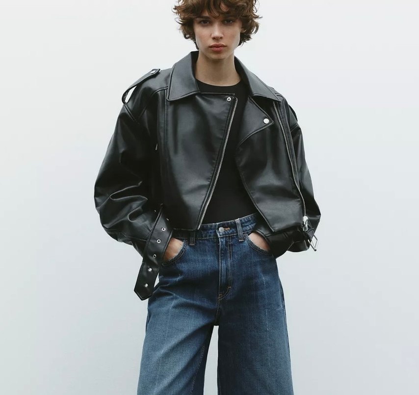 Zara Viral Deri Ceket - Görsel 5