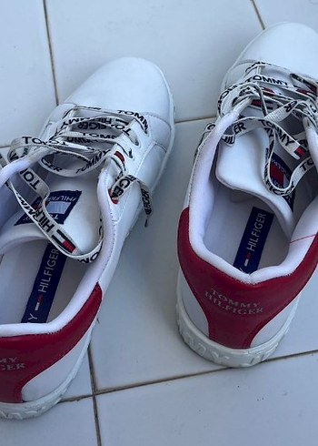 Tommy Hilfiger Marka Beyaz Renkli Spor Ayakkabı - Görsel 2