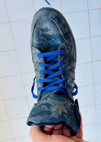 Adidas Marka Kamuflajlı Boğazlı Spor Ayakkabı - Görsel 2