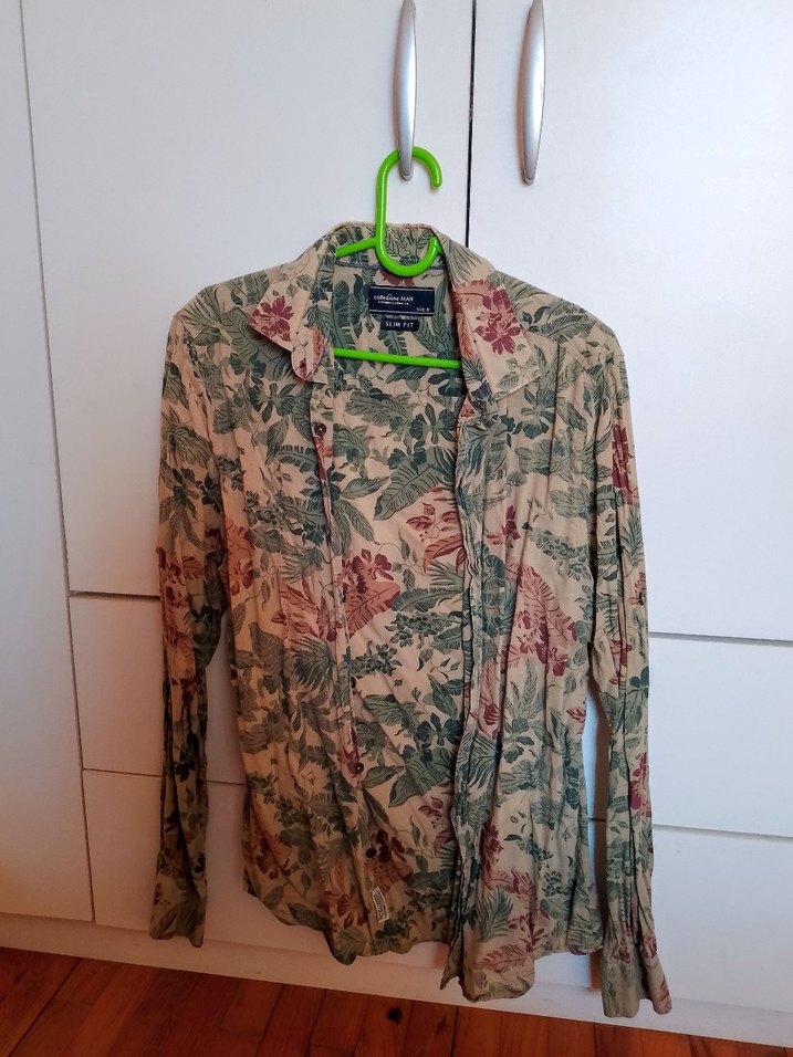 Collezione Marka Renkli Vintage Gömlek - Görsel 2