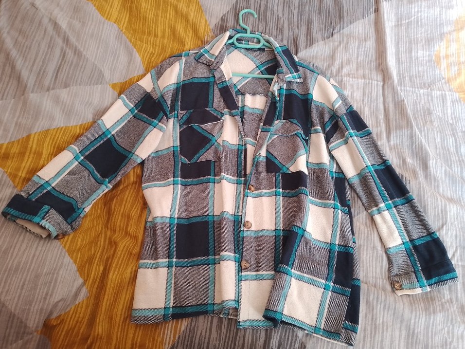 Bayan - Erkek Renkli Oduncu Gömleği - Görsel 3