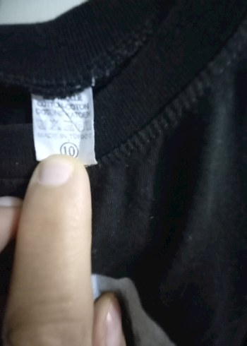Diğer Erkek Çocuk Siyah Baskılı Kısa Kollu Tişört