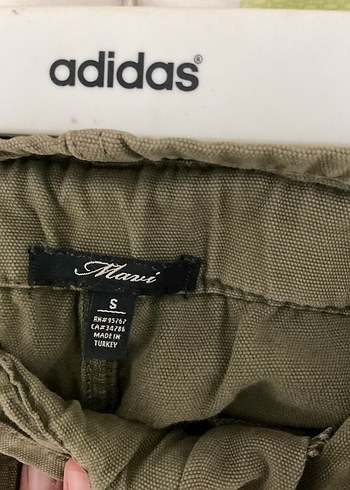 Kadın Keten Kemerli Rahat Kesim Pantolon - Görsel 6