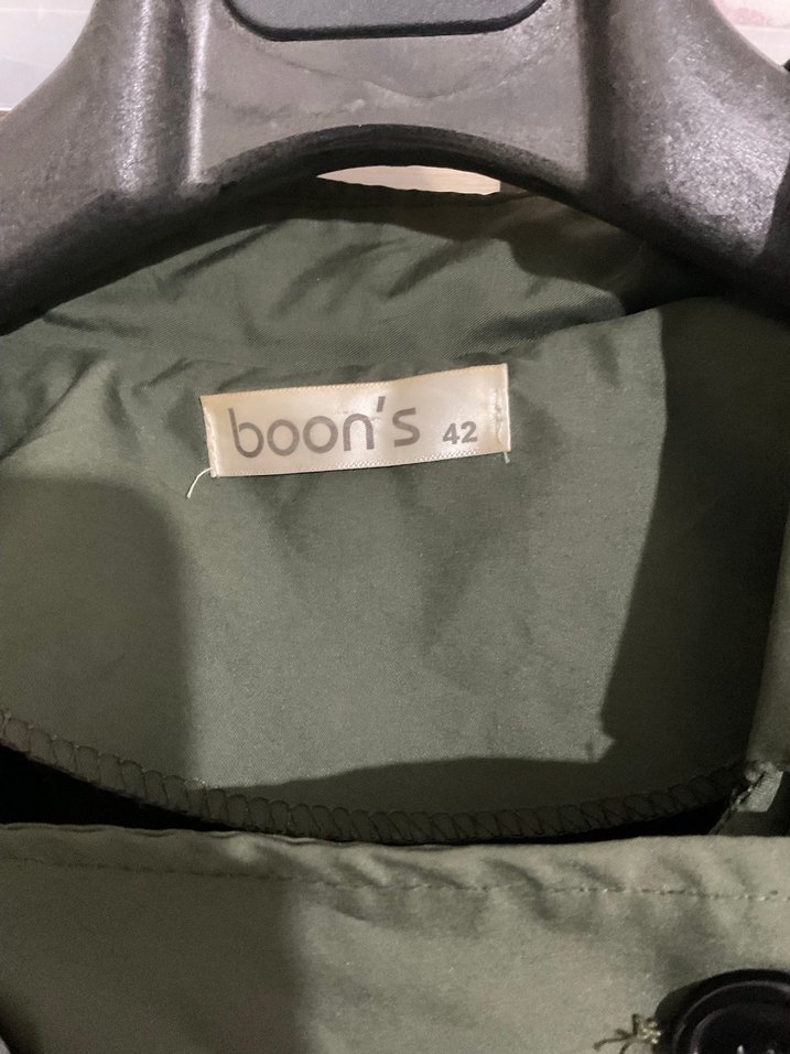 Kadın Uzun Yeşil Trençkot - Görsel 3