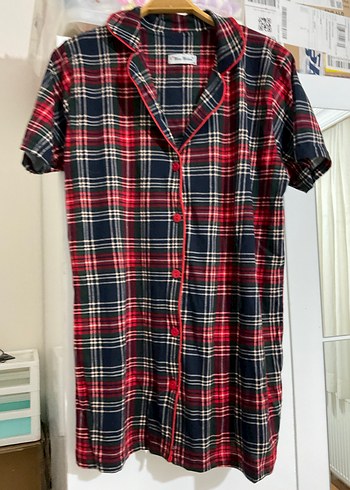 Çizgili pijama üstü - Görsel 3