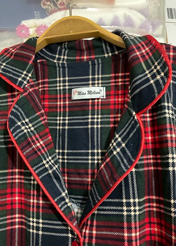 Çizgili pijama üstü - Görsel 2