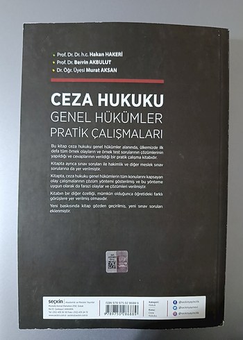 Beden Ceza Hukuku Genel Hükümler Pratik Çalışmaları 15. Baskı