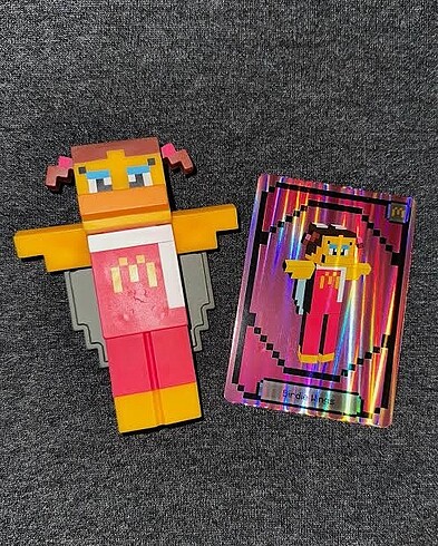 birdie mcdonalds minecraft figür