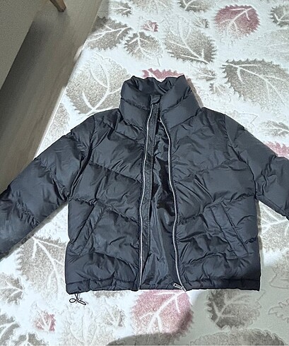 LC Waikiki Kadın siyah şişme mont