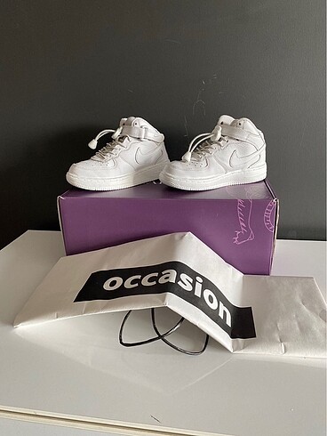 NIike Force 1 Mid Pre School Çocuk Sneak