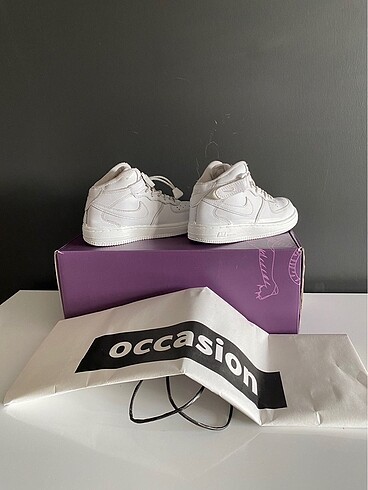 Nike NIike Force 1 Mid Pre School Çocuk Sneak