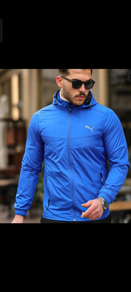 Puma Siyah Kapüşonlu Spor yagmurluk — görsel 17/20