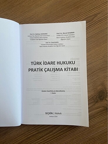  İdare hukuku pratik calisma