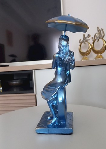 Parlak Mavi Çift biblo - Görsel 2