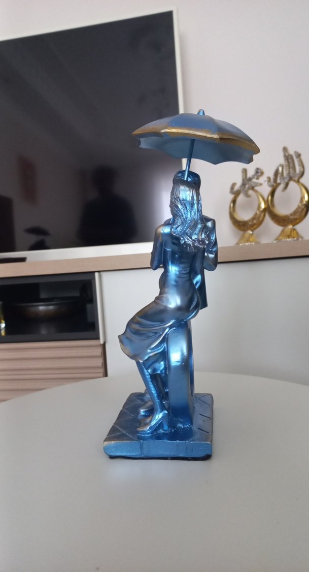 Parlak Mavi Çift biblo - Görsel 2