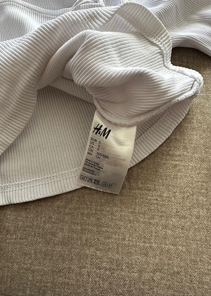 H&m kare yaka bluz - Görsel 4