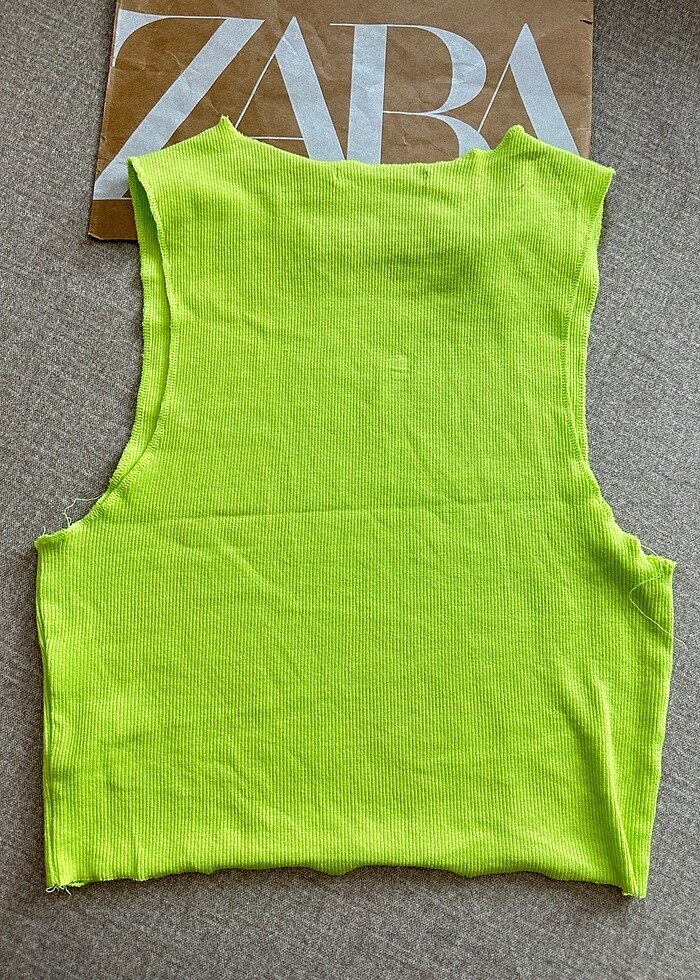 Zara halter yaka üst - Görsel 3
