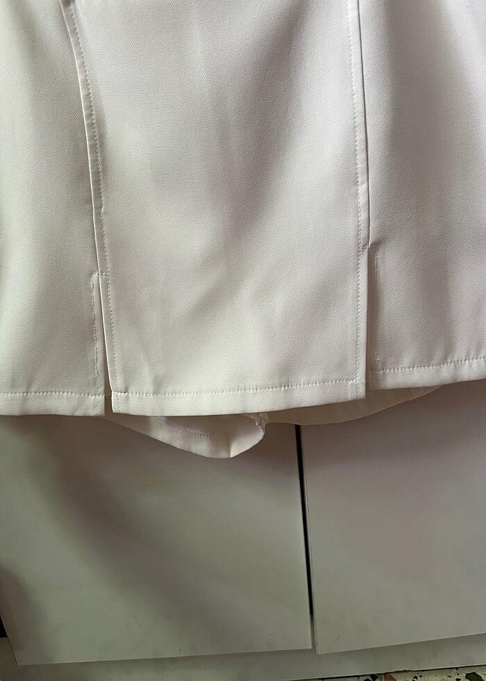 Beyaz zara model şort etek - Görsel 3