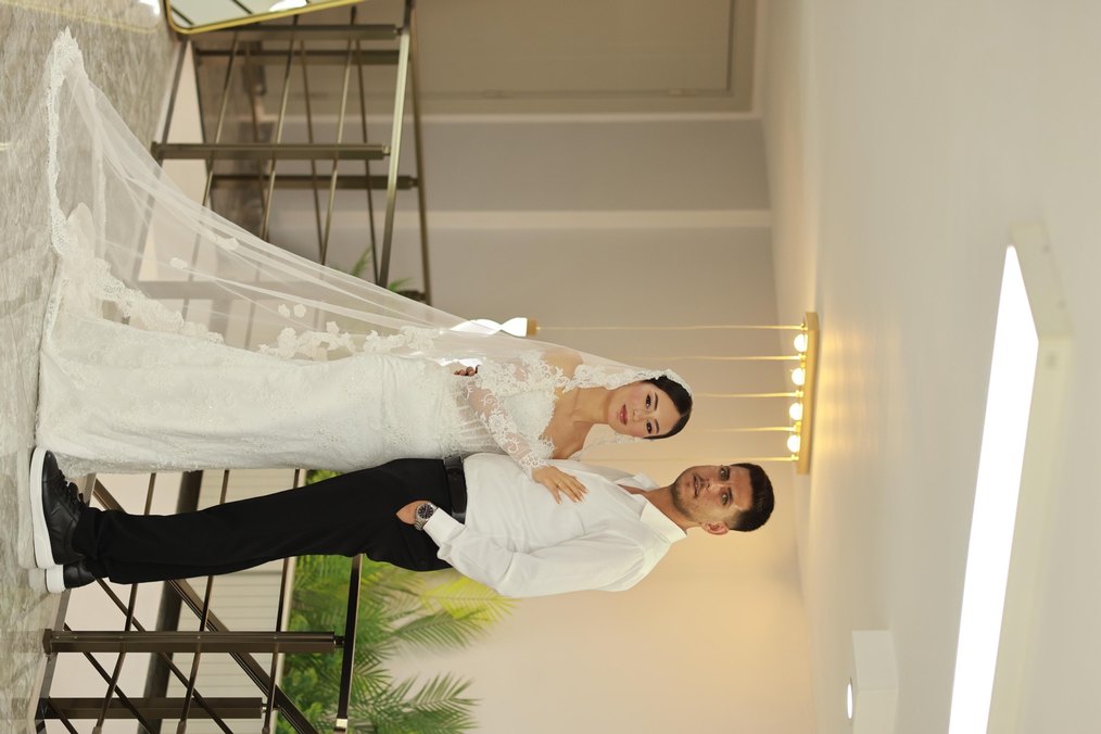 Klasik Beyaz A Kesim Gelinlik - Görsel 2