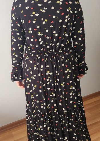 Çiçek Desenli Uzun likrali ve  penye kumaş - Görsel 3