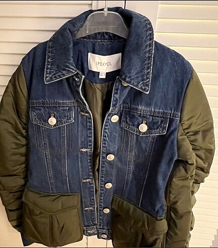 34 Beden İpekyol Denim Detaylı Mont