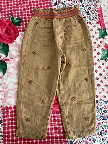 Panço Kız Çocuk Müslin Pantolon