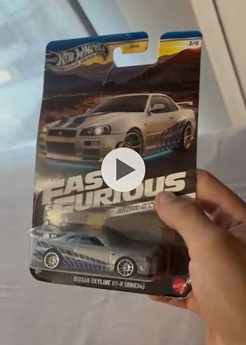 Hot Wheels Gri Nissan Skyline GT-R Oyuncak Araba