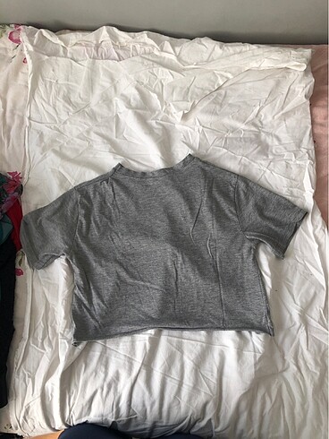 Diğer nike logolu gri crop