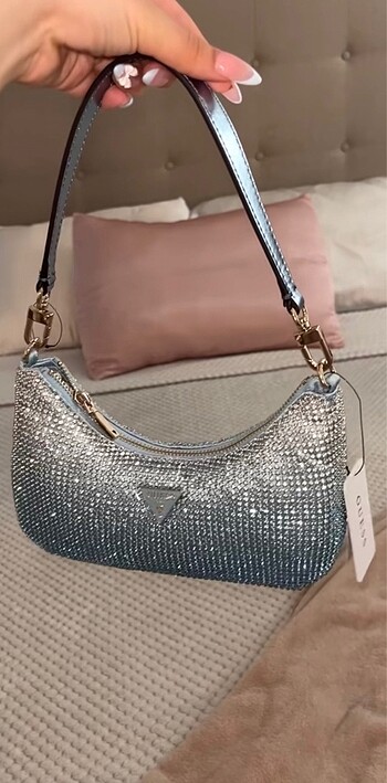 Guess ORİJİNAL TAŞLI GUESS ÇANTA