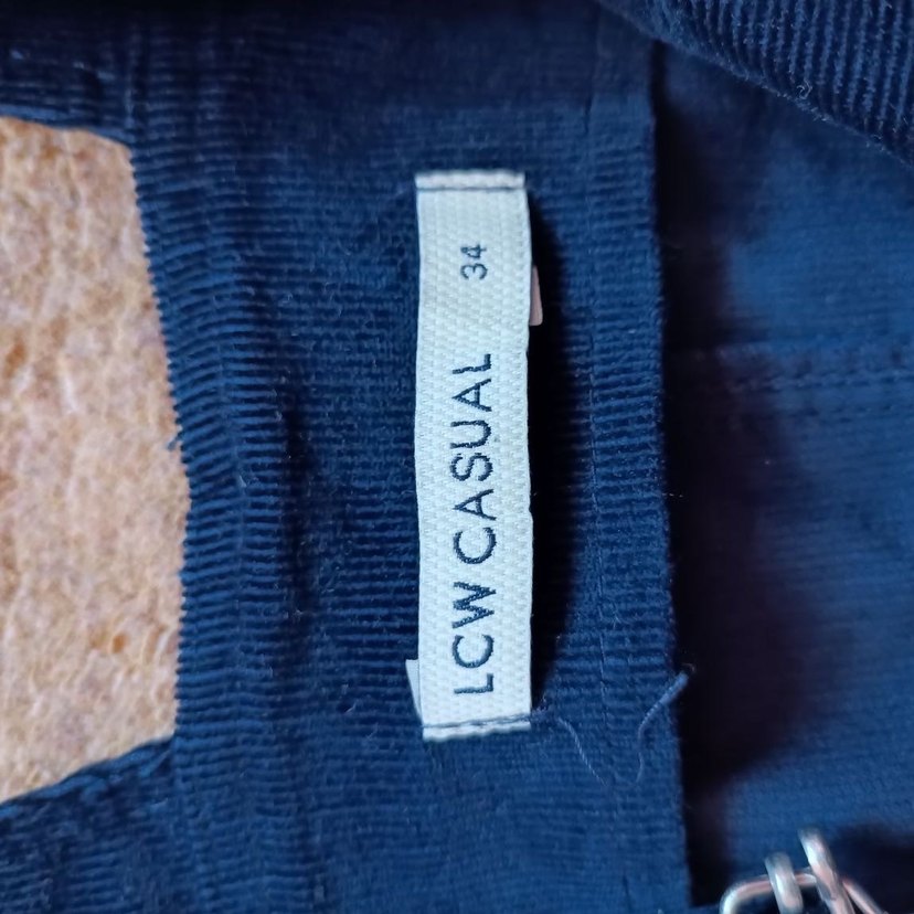 Kadın Lacivert Denim Askılı Mini Elbise - Görsel 4